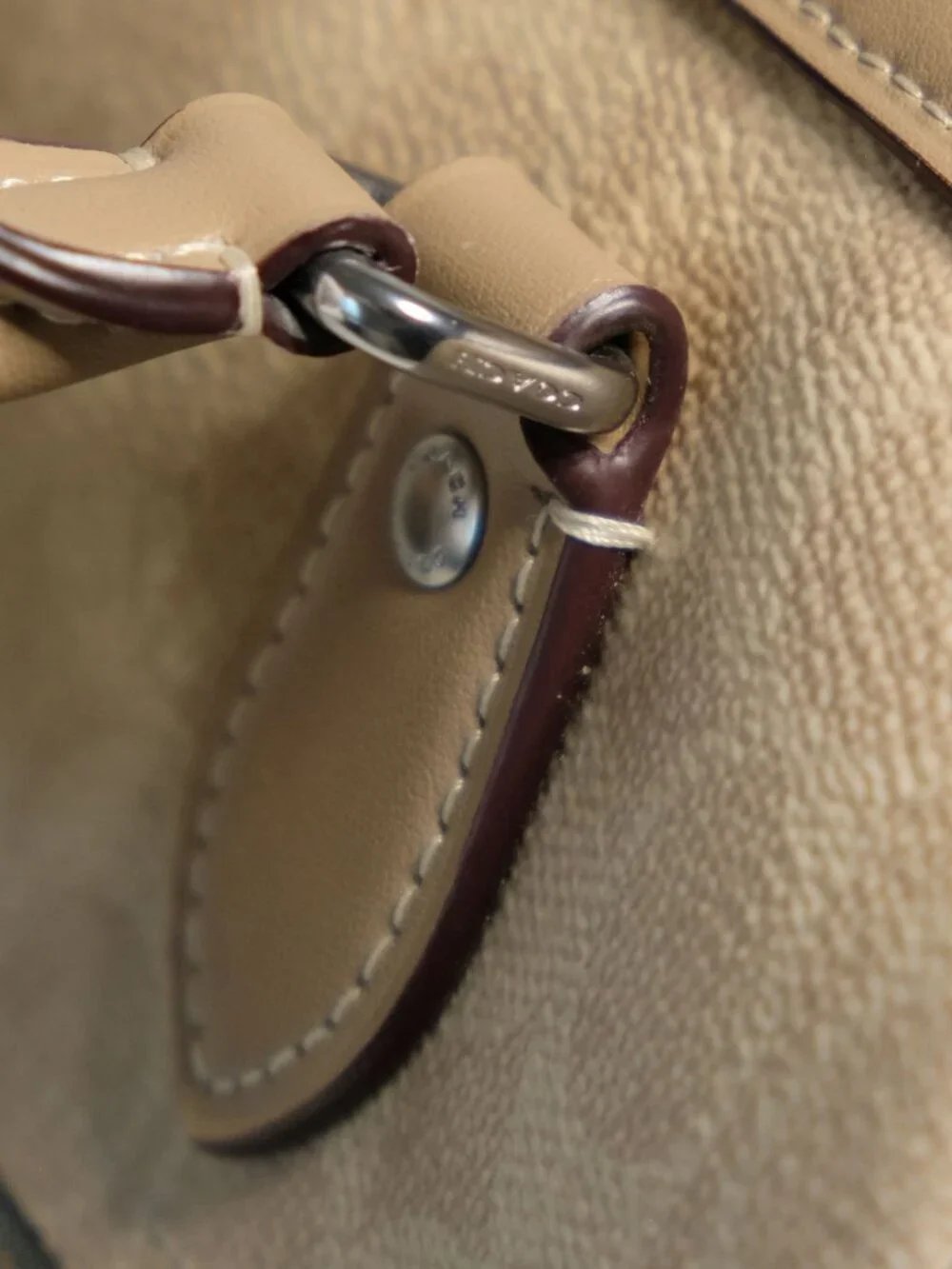 Coach Rowan Satchel, CW376, Sand/Taupe, Very good condition